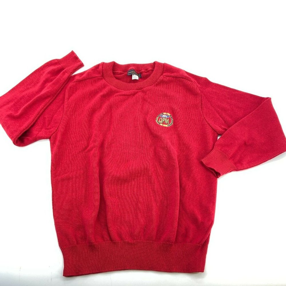 Vintage Ford Quality Parts Management LOGO Pullover Sweater Adult X-Large Cotton